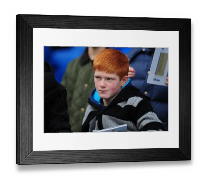 Framed Print : The Clash Between the Seasiders and the Robins: Brighton vs. Bristol City - Season 11-12