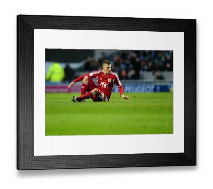 Framed Print : Disappointing Debut for Chris Wood: Brighton v Bristol City, Championship (14.01.2012) Framed Print : Disappointing Debut for Chris Wood: Brighton v Bristol City, Championship (14.01.2012)