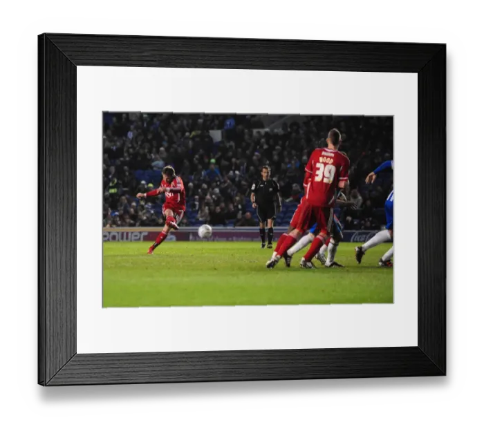 Framed Print : Brett Pitman's Free Kick Saved: Brighton vs. Bristol City, Championship (14 / 01 / 2012) Framed Print : Brett Pitman's Free Kick Saved: Brighton vs. Bristol City, Championship (14 / 01 / 2012)