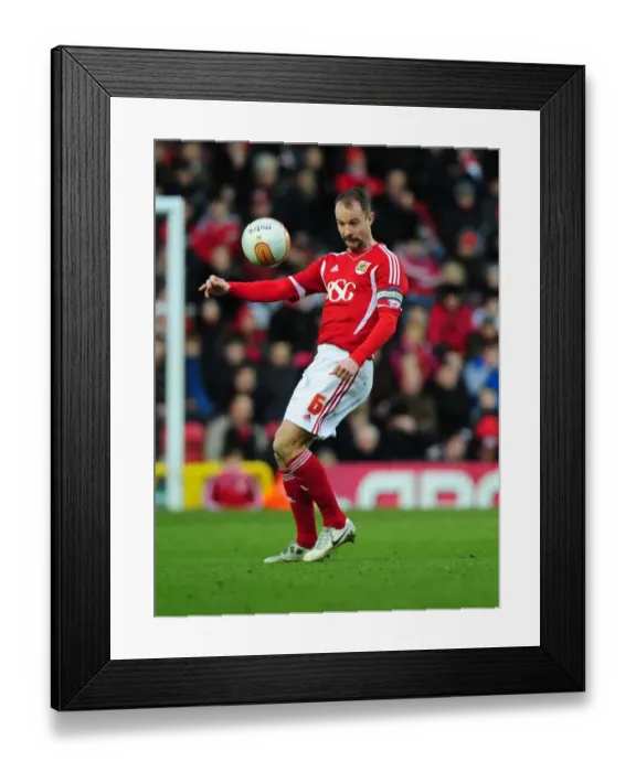 Framed Print : Bristol City's Captain Louis Carey Leads the Way Against Doncaster Rovers (21.01.2012, Championship) Framed Print : Bristol City's Captain Louis Carey Leads the Way Against Doncaster Rovers (21.01.2012, Championship)