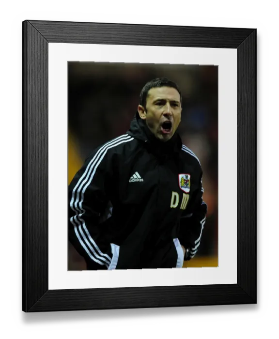 Framed Print : Derek McInnes Guides Bristol City in Championship Clash vs Doncaster Rovers, 21st January 2012 - Ashton Gate Stadium Framed Print : Derek McInnes Guides Bristol City in Championship Clash vs Doncaster Rovers, 21st January 2012 - Ashton Gate Stadium