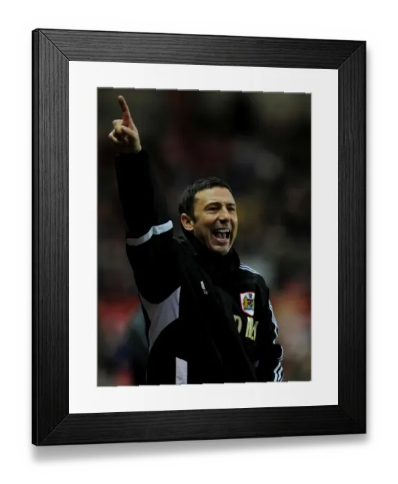 Framed Print : Derek McInnes Leads Bristol City in Championship Clash against Doncaster Rovers, January 2012 Framed Print : Derek McInnes Leads Bristol City in Championship Clash against Doncaster Rovers, January 2012