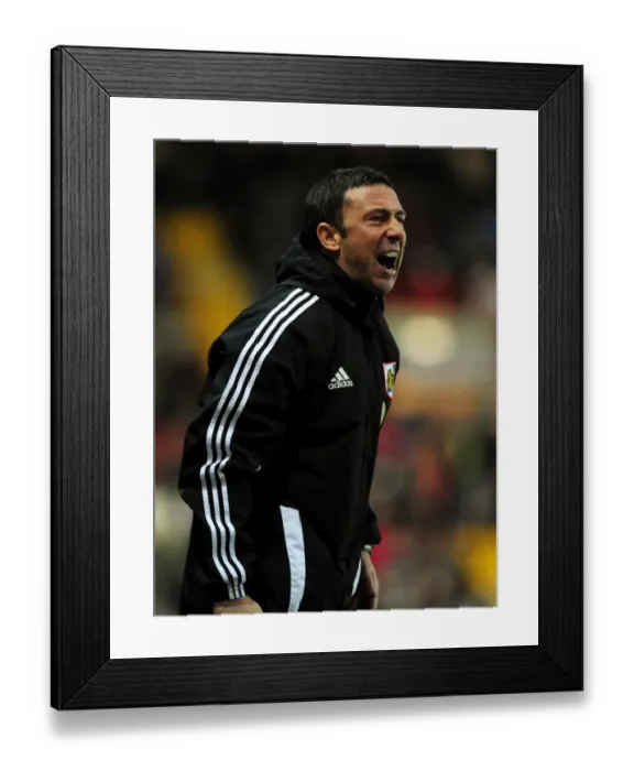 Framed Print : Derek McInnes and Bristol City Take On Doncaster Rovers in Championship Clash at Ashton Gate Stadium - 21st January 2012 Framed Print : Derek McInnes and Bristol City Take On Doncaster Rovers in Championship Clash at Ashton Gate Stadium - 21st January 2012