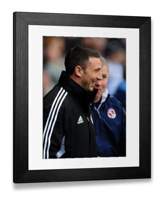 Framed Print : Derek McInnes Leads Bristol City Against Reading in Championship Match, 28 / 01 / 2012 Framed Print : Derek McInnes Leads Bristol City Against Reading in Championship Match, 28 / 01 / 2012