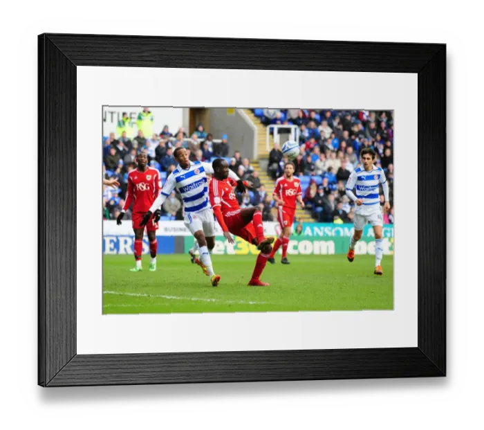 Framed Print : Albert Adomah's Overhead Kick Setup: Reading vs. Bristol City (Championship, 2012) Framed Print : Albert Adomah's Overhead Kick Setup: Reading vs. Bristol City (Championship, 2012)