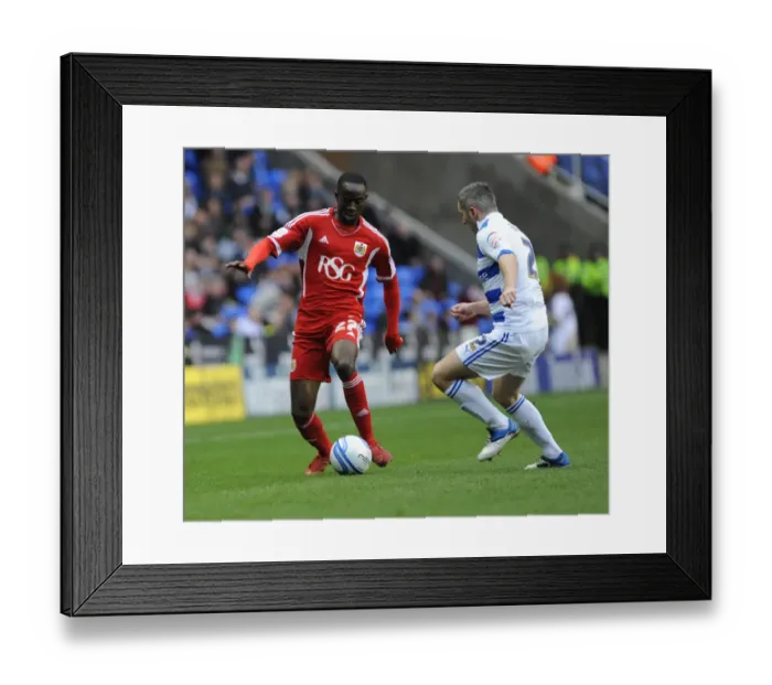 Framed Print : A Football Rivalry: The Clash Between The Royals and The Robins - Reading vs. Bristol City (Season 11-12)