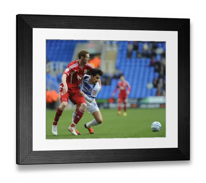 Framed Print : Season 11-12 Football Showdown: Reading vs. Bristol City - A Clash Between Two Football Giants Framed Print : Season 11-12 Football Showdown: Reading vs. Bristol City - A Clash Between Two Football Giants