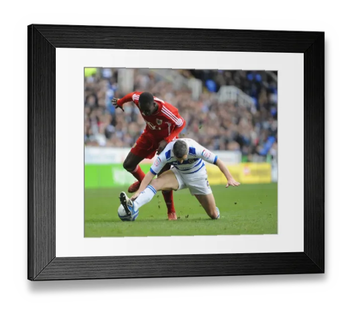 Framed Print : The Clash of the West: Reading vs. Bristol City - Season 11-12