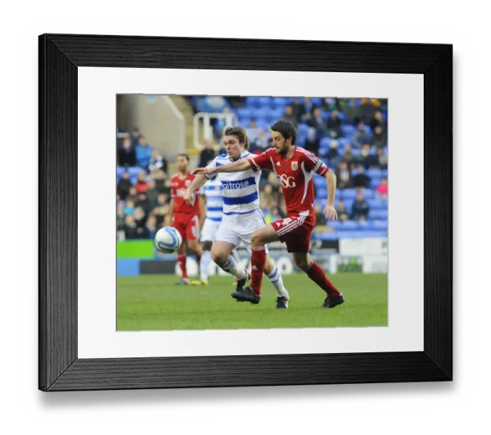 Framed Print : The Clash of the West: Reading vs. Bristol City - Season 11-12