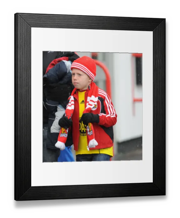 Framed Print : Bristol City vs Leeds United: A Football Rivalry Unfolds - Season 11-12