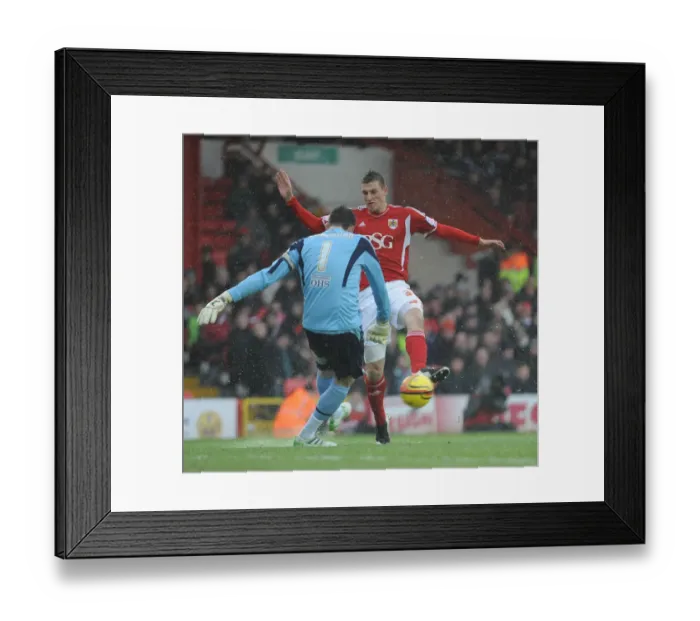 Framed Print : Bristol City vs Leeds United: A Football Rivalry - Season 11-12