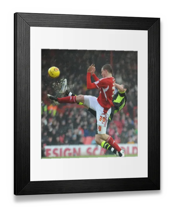 Framed Print : Bristol City vs Leeds United: A Football Rivalry - Season 11-12