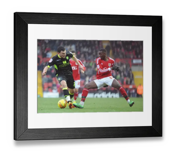 Framed Print : Bristol City vs Leeds United: A Football Rivalry - Season 11-12