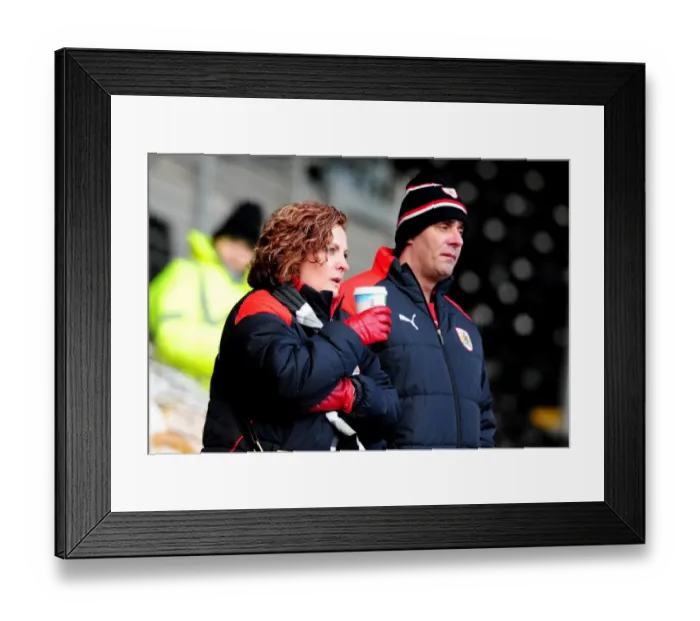 Framed Print : Bristol City vs. Hull City: A Football Rivalry - Season 11-12