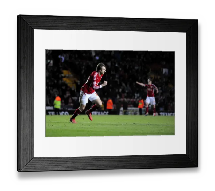 Framed Print : Last-Minute Thriller: Brett Pitman's Equalizer for Bristol City Against Crystal Palace in the Championship (2012) Framed Print : Last-Minute Thriller: Brett Pitman's Equalizer for Bristol City Against Crystal Palace in the Championship (2012)