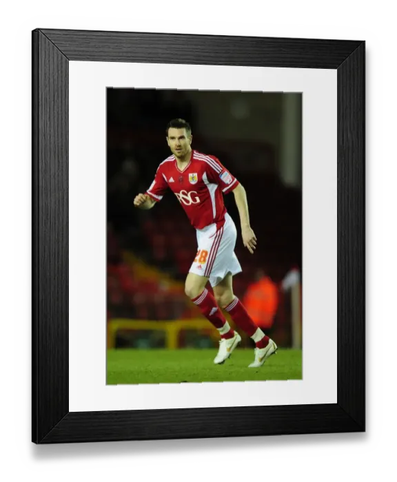 Framed Print : Bristol City vs Crystal Palace, 14-2-2012: Stephen McManus in Championship Action at Ashton Gate Stadium Framed Print : Bristol City vs Crystal Palace, 14-2-2012: Stephen McManus in Championship Action at Ashton Gate Stadium