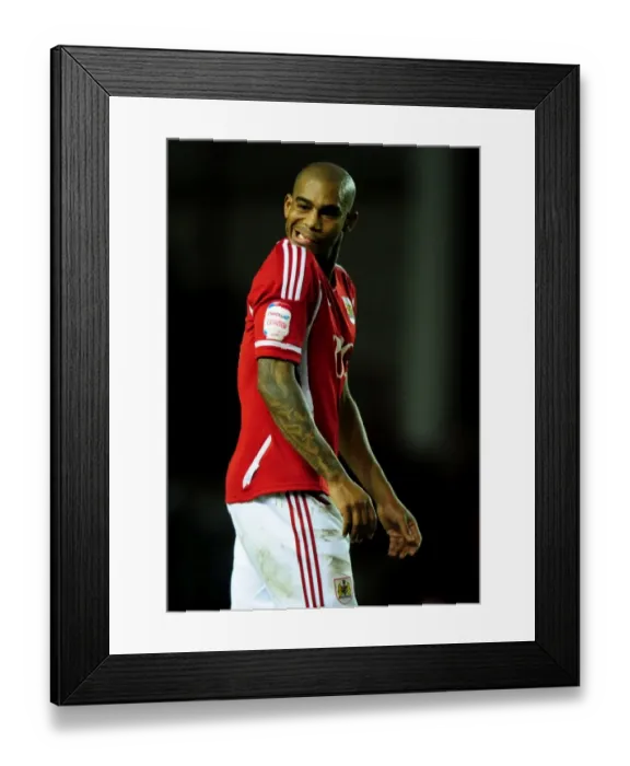 Framed Print : Bristol City vs Crystal Palace: Marvin Elliott in Championship Action at Ashton Gate Stadium - 14.02.2012 Framed Print : Bristol City vs Crystal Palace: Marvin Elliott in Championship Action at Ashton Gate Stadium - 14.02.2012