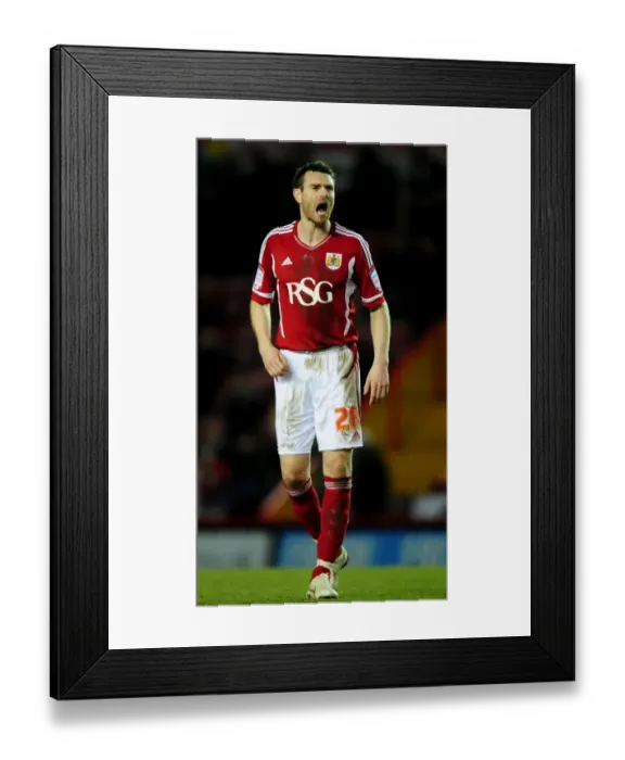 Framed Print : Stephen McManus in Action: Bristol City vs Crystal Palace, Championship Match at Ashton Gate Stadium - 14 / 02 / 2012 Framed Print : Stephen McManus in Action: Bristol City vs Crystal Palace, Championship Match at Ashton Gate Stadium - 14 / 02 / 2012