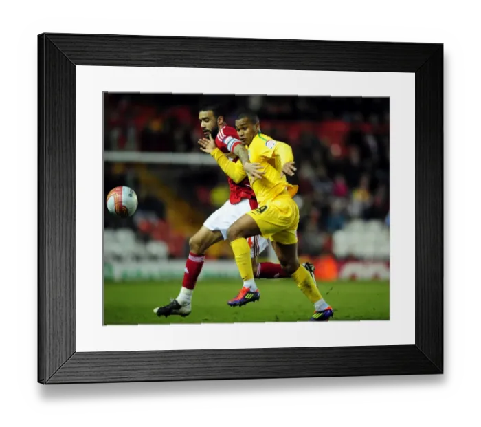 Framed Print : Championship Clash: Fontaine vs. Easter - Bristol City vs. Crystal Palace, 14 / 02 / 2012 Framed Print : Championship Clash: Fontaine vs. Easter - Bristol City vs. Crystal Palace, 14 / 02 / 2012