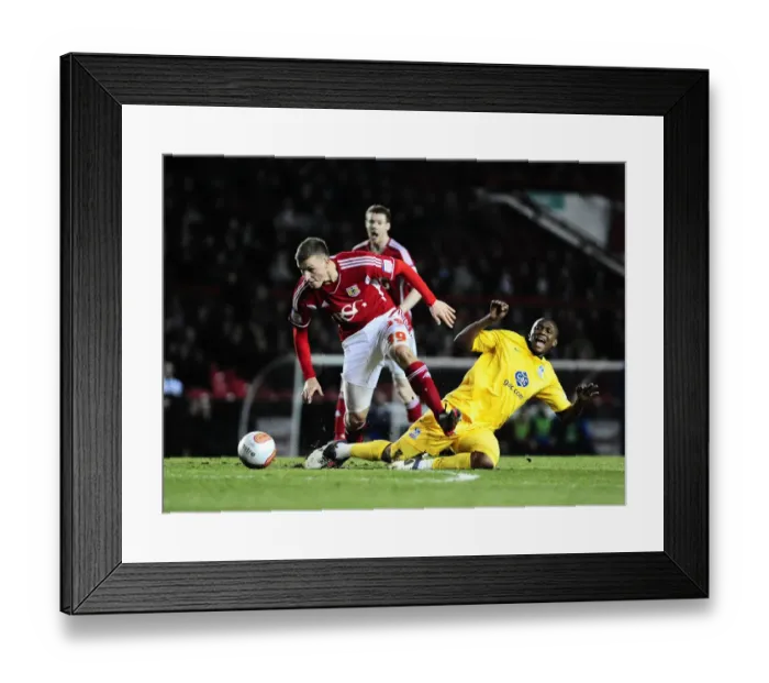 Framed Print : Bristol City vs. Crystal Palace: A Football Rivalry - Season 11-12