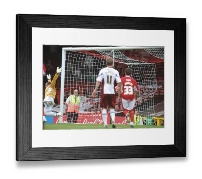 Framed Print : Bristol City vs Burnley: A 07-08 Football Rivalry (Bristol City V Burnley)