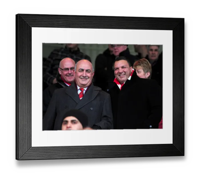 Framed Print : Rivalry Reignites: Peterborough United vs. Bristol City Clash at London Road Stadium (February 18, 2012)
