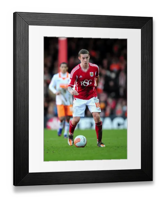 Framed Print : Sean Davis Joins the Ranks: His First Match for Bristol City Against Blackpool at Ashton Gate Stadium, 2012 Framed Print : Sean Davis Joins the Ranks: His First Match for Bristol City Against Blackpool at Ashton Gate Stadium, 2012