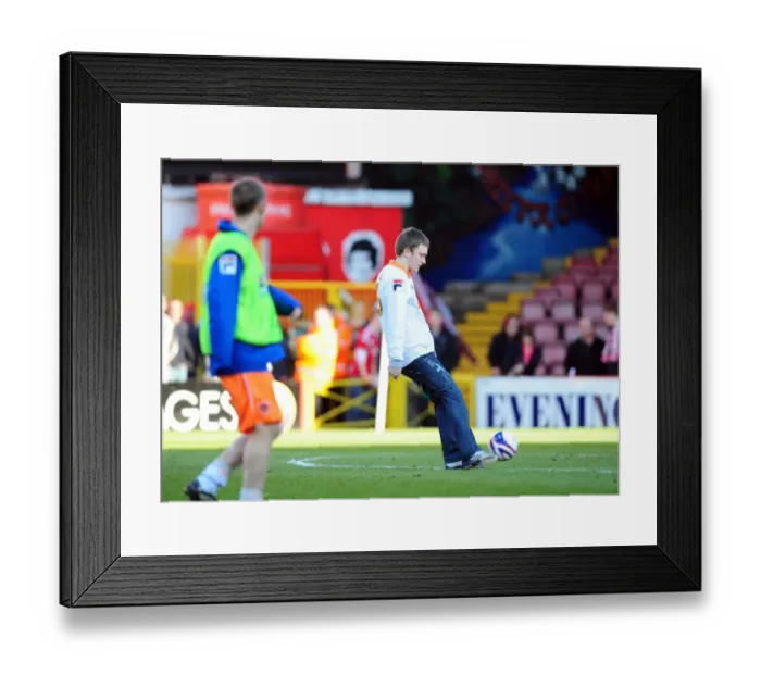 Framed Print : Clash at Ashton Gate: Bristol City vs Blackpool, 2012 Framed Print : Clash at Ashton Gate: Bristol City vs Blackpool, 2012