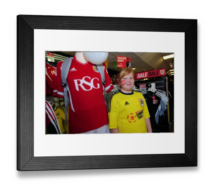 Framed Print : Bristol City vs Blackpool Clash at Ashton Gate Stadium - February 25, 2012