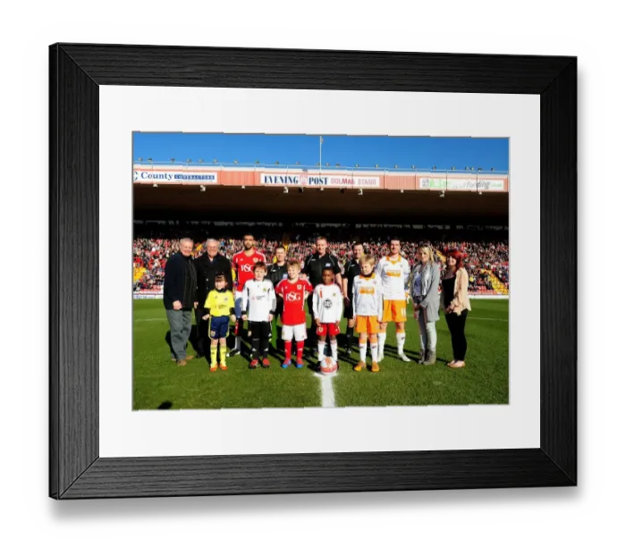 Framed Print : Bristol City v Blackpool 250212