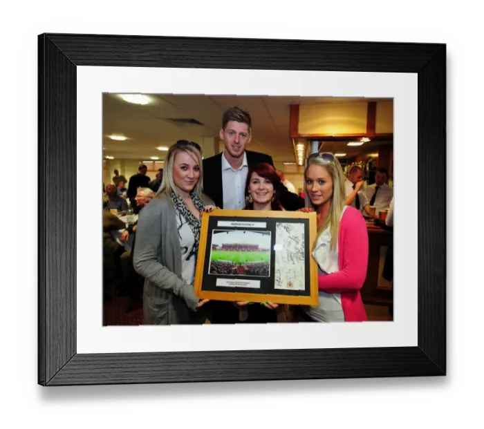 Framed Print : Intense Rivalry: Bristol City vs Blackpool at Ashton Gate Stadium, 2012