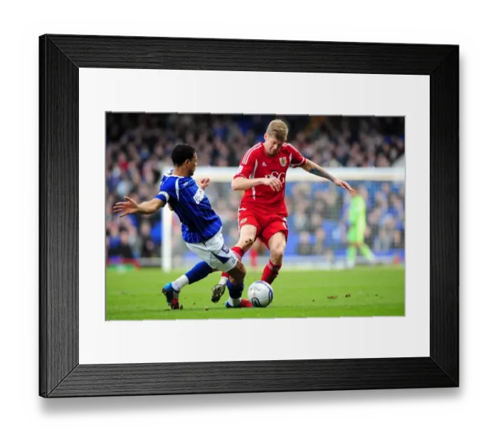 Framed Print : Battling for Possession: Stead vs. Edwards in the Ipswich Town vs. Bristol City Football Rivalry, March 2012 Framed Print : Battling for Possession: Stead vs. Edwards in the Ipswich Town vs. Bristol City Football Rivalry, March 2012