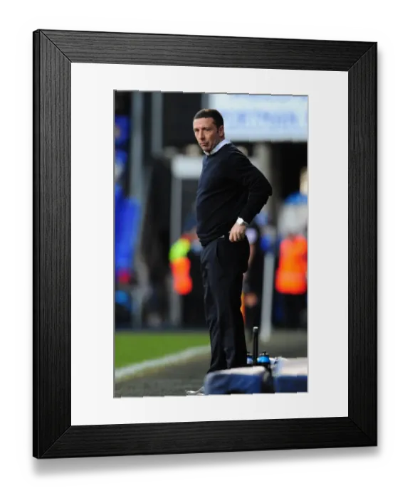 Framed Print : Derek McInnes Leads Bristol City at Portman Road Against Ipswich Town, March 2012 Framed Print : Derek McInnes Leads Bristol City at Portman Road Against Ipswich Town, March 2012