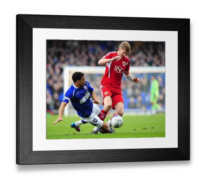 Framed Print : Battling for the Ball: Jon Stead vs. Carlos Edwards, Ipswich Town vs. Bristol City Football Rivalry, March 2012 Framed Print : Battling for the Ball: Jon Stead vs. Carlos Edwards, Ipswich Town vs. Bristol City Football Rivalry, March 2012