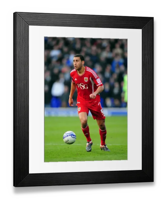 Framed Print : Bristol City's Lewin Nyatanga at Portman Road during Ipswich Town vs. Bristol City Football Match, March 3, 2012 Framed Print : Bristol City's Lewin Nyatanga at Portman Road during Ipswich Town vs. Bristol City Football Match, March 3, 2012
