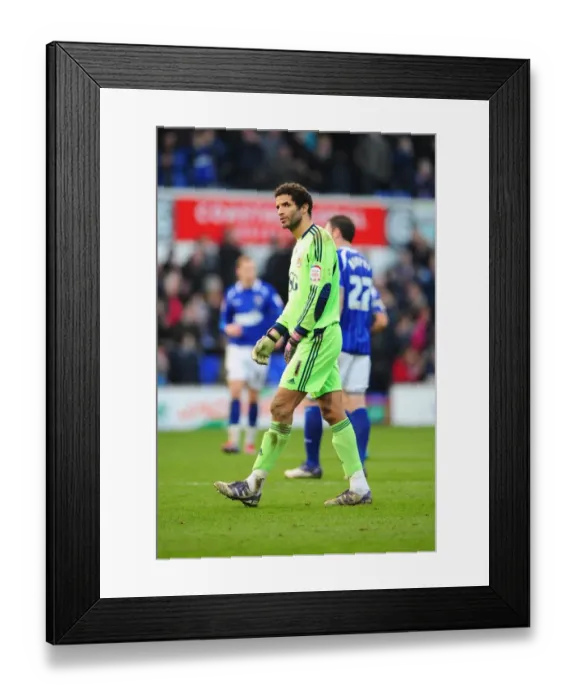 Framed Print : Bristol City's David James Disappointed After Ipswich Town Loss Framed Print : Bristol City's David James Disappointed After Ipswich Town Loss