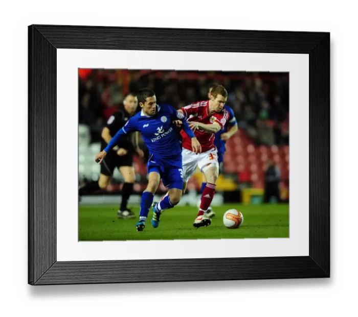 Framed Print : Battling for Control: Pearson vs. Kennedy in the Intense Bristol City vs. Leicester City Clash Framed Print : Battling for Control: Pearson vs. Kennedy in the Intense Bristol City vs. Leicester City Clash