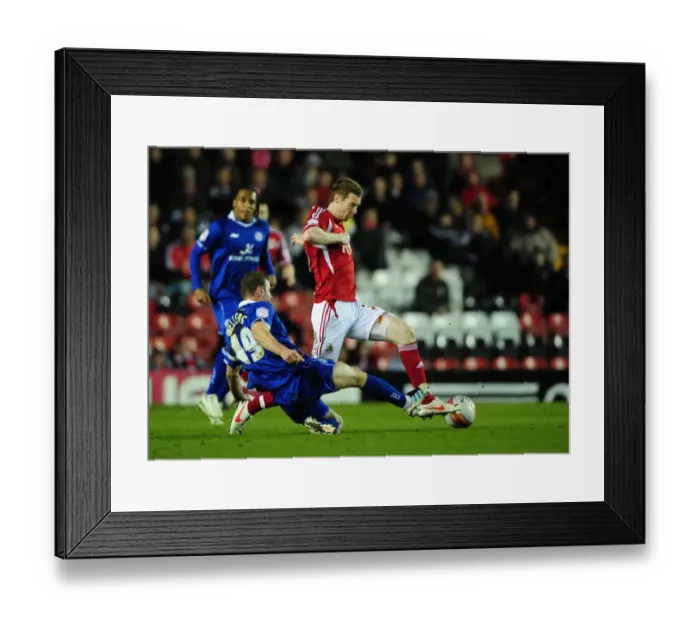 Framed Print : Football Rivals: Pearson vs. Wellen - A Battle at Ashton Gate