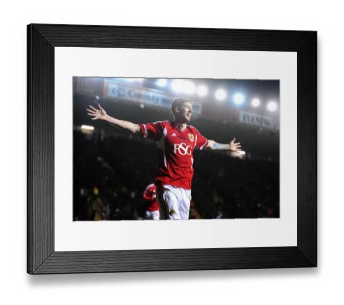 Framed Print : Jon Stead's Epic Goal: Bristol City's Thrilling Celebration vs. Leicester City (February 18, 2012) Framed Print : Jon Stead's Epic Goal: Bristol City's Thrilling Celebration vs. Leicester City (February 18, 2012)