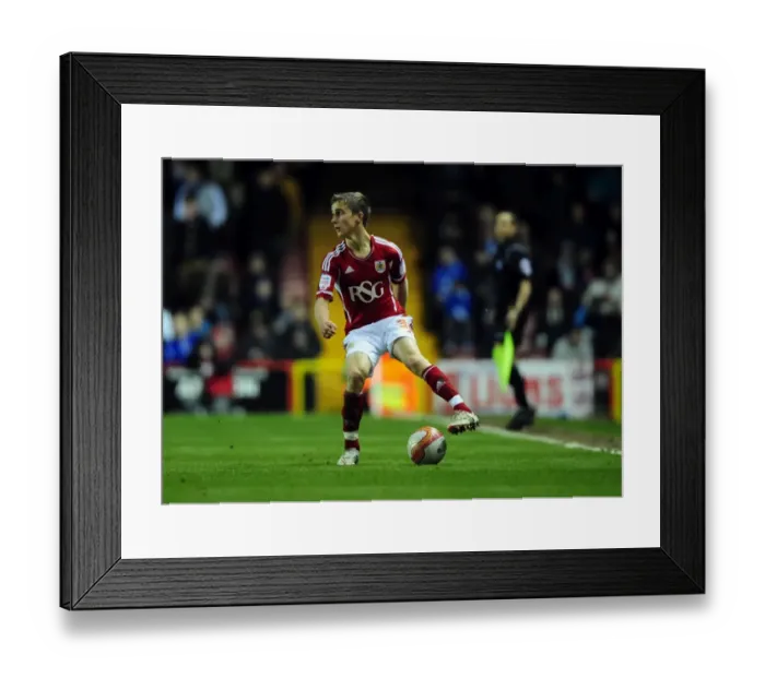 Framed Print : Bristol City's Joe Bryan Makes Football Debut Against Leicester City at Ashton Gate Stadium - 06.03.12