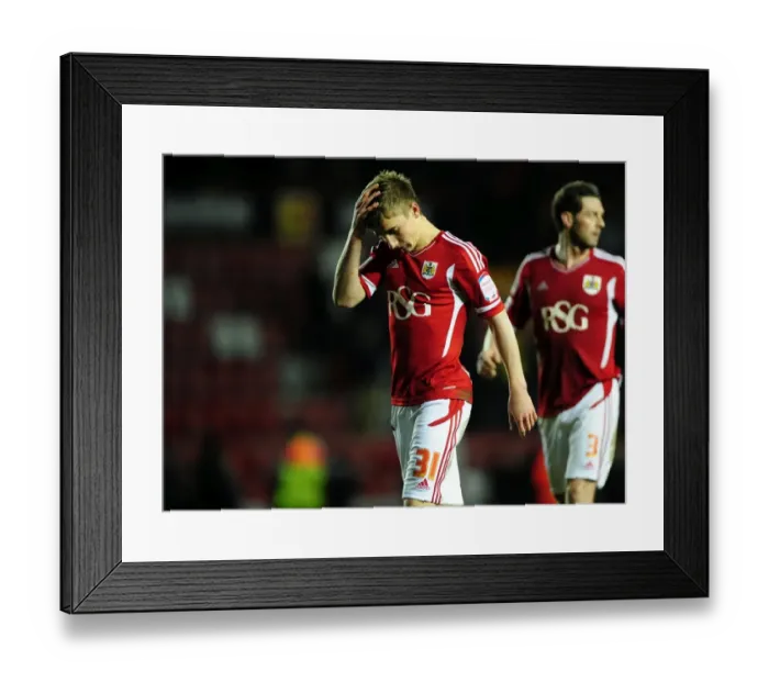 Framed Print : Football Rivalry: Bristol City vs. Leicester City Clash at Ashton Gate Stadium, March 2012 Framed Print : Football Rivalry: Bristol City vs. Leicester City Clash at Ashton Gate Stadium, March 2012