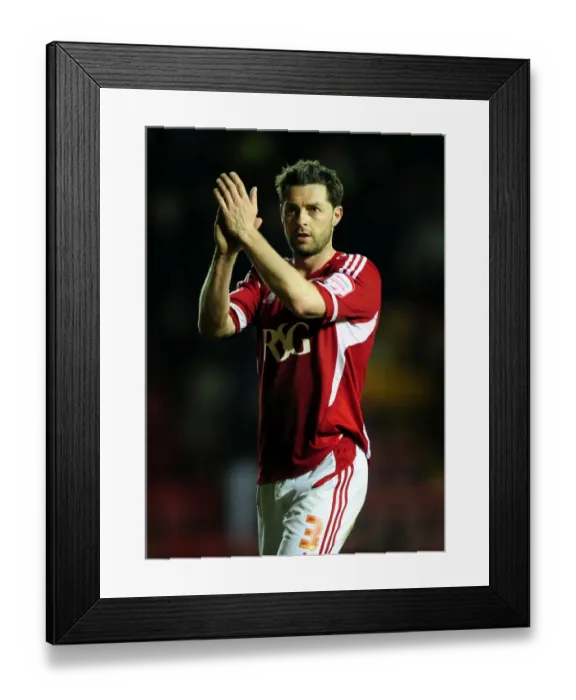 Framed Print : Jamie McAllister's Intense Focus: Bristol City vs Leicester City at Ashton Gate Stadium, 2012 Framed Print : Jamie McAllister's Intense Focus: Bristol City vs Leicester City at Ashton Gate Stadium, 2012