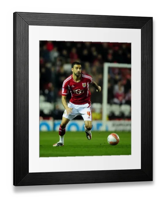 Framed Print : Bristol City vs Leicester City: Liam Fontaine in Action at Ashton Gate Stadium, 2012 Framed Print : Bristol City vs Leicester City: Liam Fontaine in Action at Ashton Gate Stadium, 2012