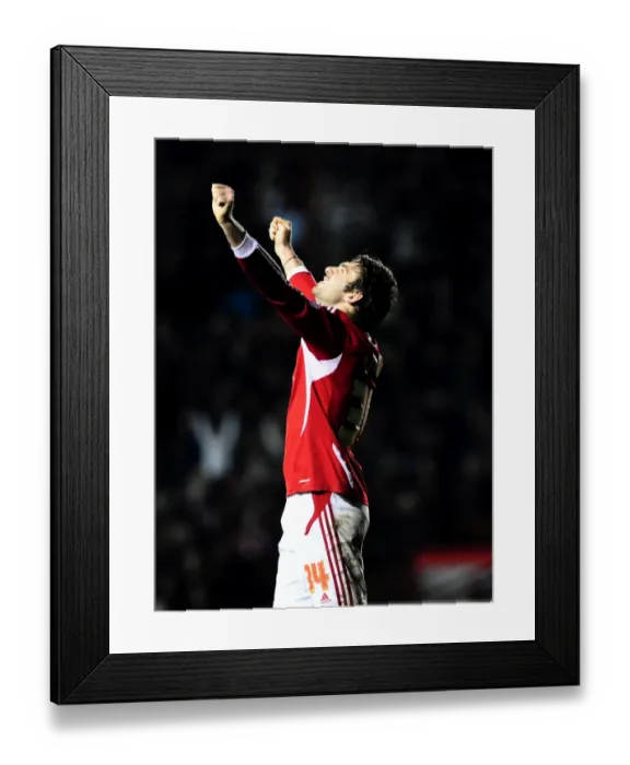 Framed Print : Brett Pitman's Goal Celebration: Bristol City vs Leicester City, 2012 Framed Print : Brett Pitman's Goal Celebration: Bristol City vs Leicester City, 2012