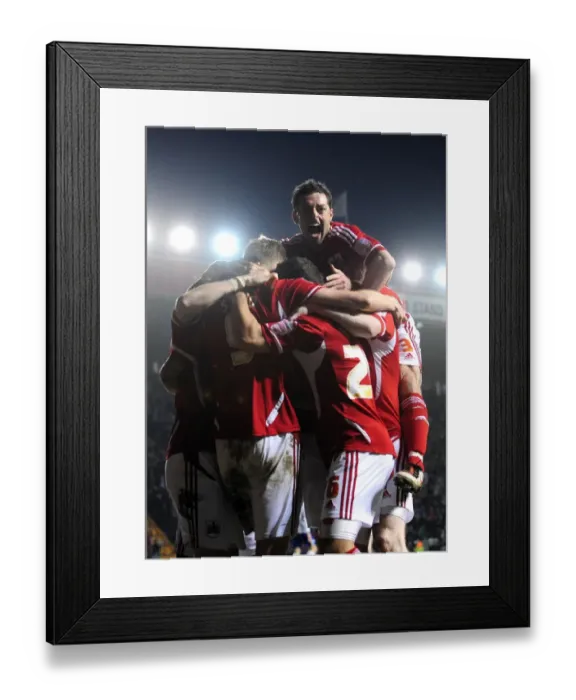 Framed Print : Bristol City Football Club: Jon Stead and Jamie McAllister's Triumphant Moment after Victory over Cardiff City Framed Print : Bristol City Football Club: Jon Stead and Jamie McAllister's Triumphant Moment after Victory over Cardiff City