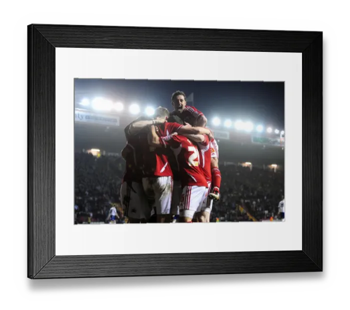 Framed Print : Bristol City's Emotional Victory: Jon Stead and Jamie McAllister's Thrilling Celebration vs. Cardiff City (March 10, 2012) Framed Print : Bristol City's Emotional Victory: Jon Stead and Jamie McAllister's Thrilling Celebration vs. Cardiff City (March 10, 2012)