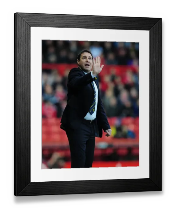 Framed Print : Malky McKay Faces His Former Team: Cardiff City vs. Bristol City at Ashton Gate Stadium, 10-03-2012 Framed Print : Malky McKay Faces His Former Team: Cardiff City vs. Bristol City at Ashton Gate Stadium, 10-03-2012