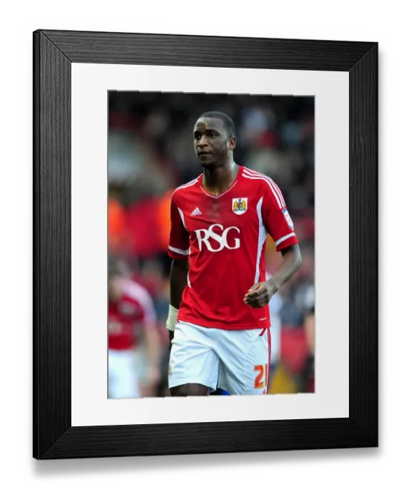 Framed Print : Bristol City vs Cardiff City: Kalifa Cisse in Action at Ashton Gate Stadium, 10-03-2012 Framed Print : Bristol City vs Cardiff City: Kalifa Cisse in Action at Ashton Gate Stadium, 10-03-2012