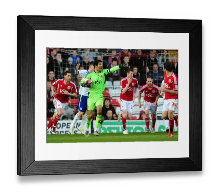 Framed Print : Bristol City's David James in Action: Bristol City vs. Cardiff City, Ashton Gate Stadium, 10-03-2012 Framed Print : Bristol City's David James in Action: Bristol City vs. Cardiff City, Ashton Gate Stadium, 10-03-2012