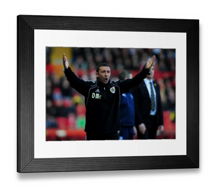 Framed Print : Derek McInnes Leads Bristol City Against Cardiff City at Ashton Gate Stadium, March 10, 2012 Framed Print : Derek McInnes Leads Bristol City Against Cardiff City at Ashton Gate Stadium, March 10, 2012